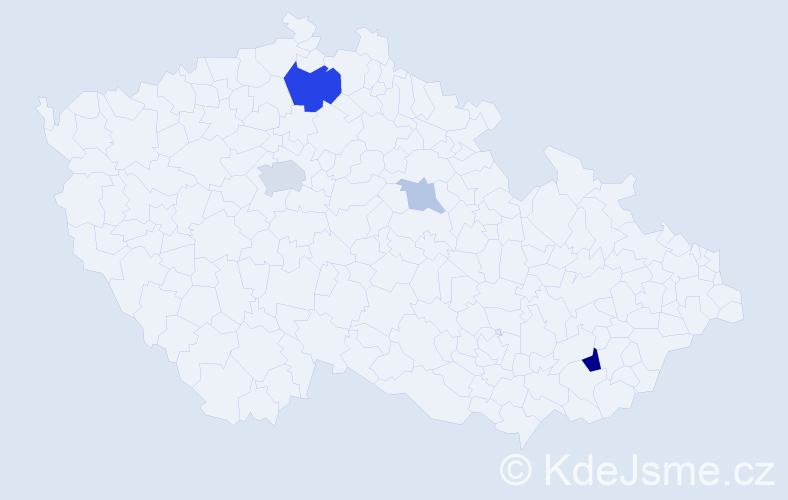 Příjmení: 'Skoch', počet výskytů 11 v celé ČR