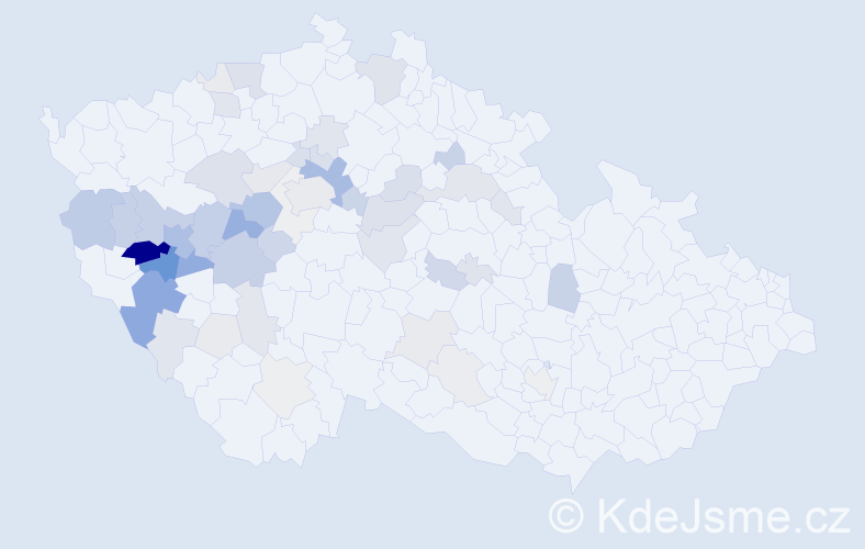 Příjmení: 'Langmajer', počet výskytů 215 v celé ČR