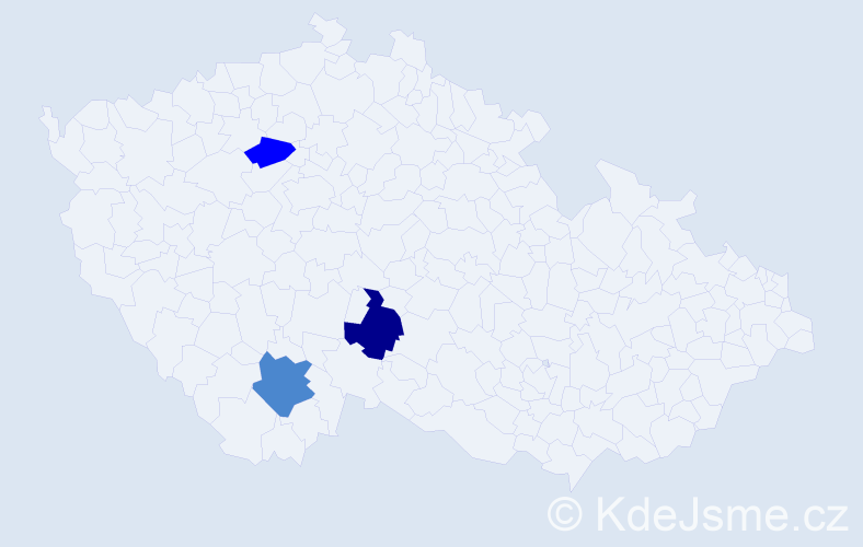 Příjmení: 'Bletterbauerová', počet výskytů 6 v celé ČR