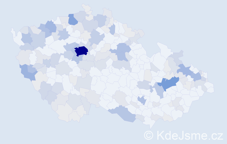 Příjmení: 'Becková', počet výskytů 505 v celé ČR