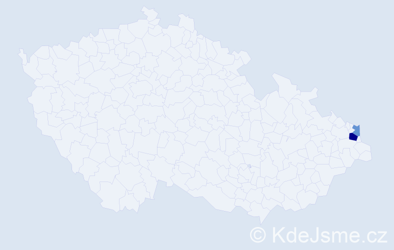 Příjmení: 'Krokosch', počet výskytů 4 v celé ČR