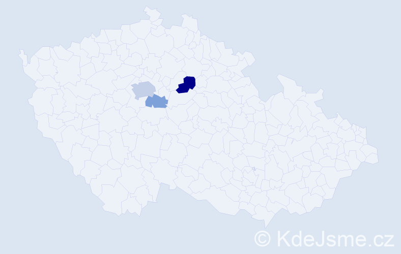 Příjmení: 'Key', počet výskytů 7 v celé ČR