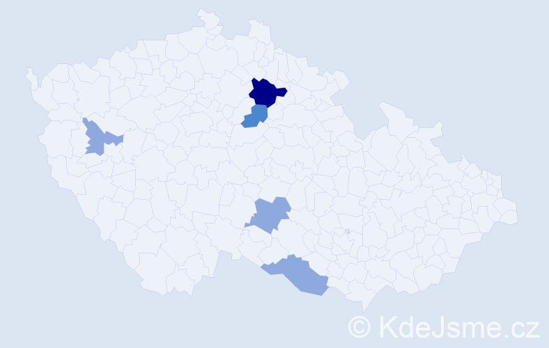 Příjmení: 'Sytná', počet výskytů 12 v celé ČR