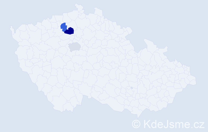 Příjmení: 'Liščuk', počet výskytů 5 v celé ČR