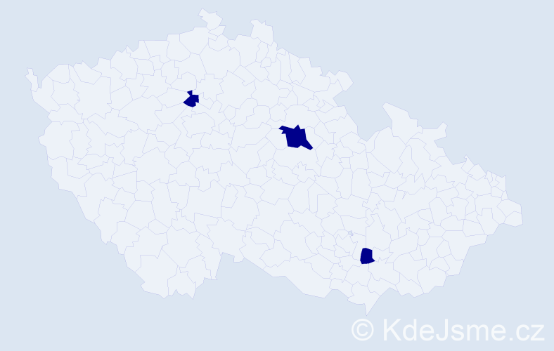 Příjmení: 'Pavlisko', počet výskytů 6 v celé ČR