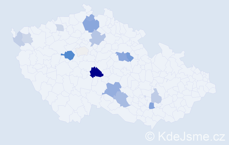 Příjmení: 'Ďuračová', počet výskytů 32 v celé ČR