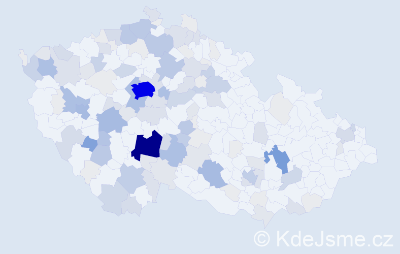 Příjmení: 'Makovec', počet výskytů 501 v celé ČR