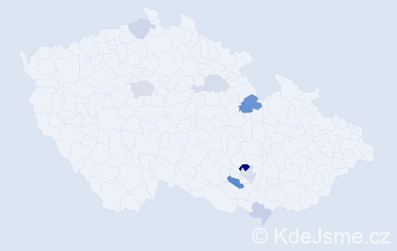 Příjmení: 'Šroller', počet výskytů 21 v celé ČR