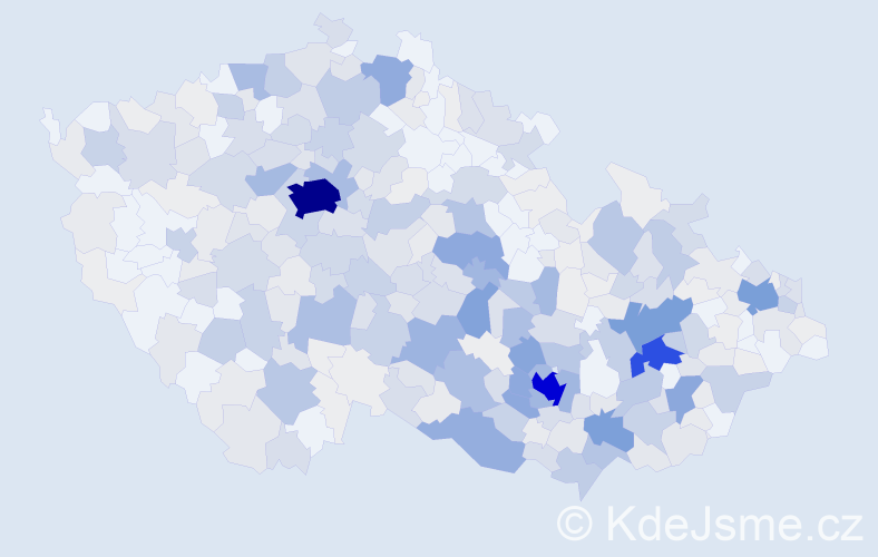 Příjmení: 'Brázda', počet výskytů 1540 v celé ČR