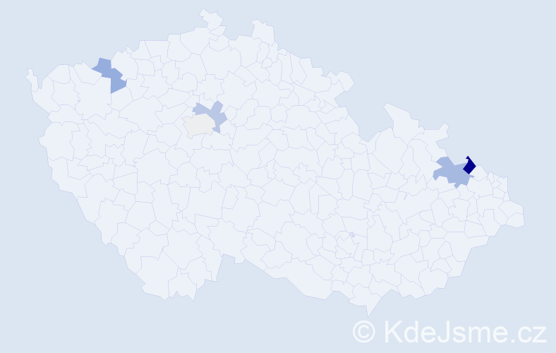 Příjmení: 'Dressel', počet výskytů 13 v celé ČR