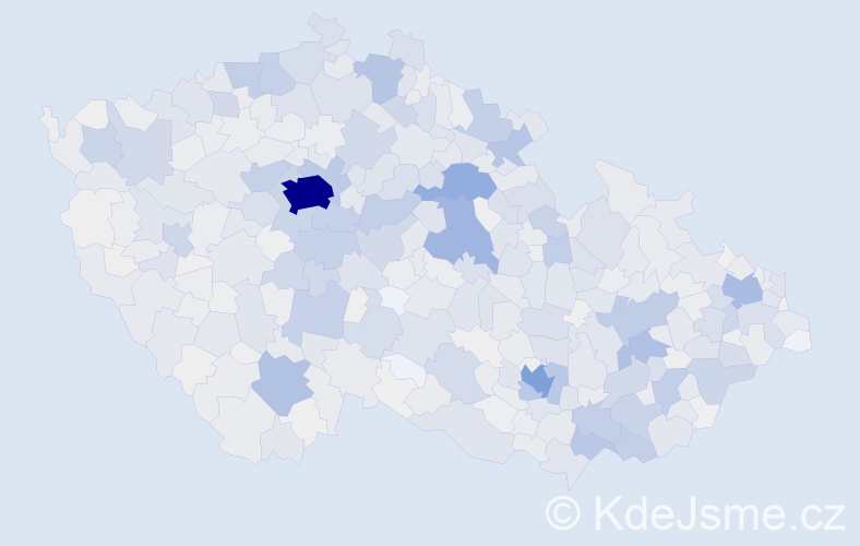 Příjmení: 'Macháčková', počet výskytů 4895 v celé ČR