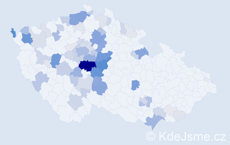 Příjmení: 'Polesná', počet výskytů 265 v celé ČR