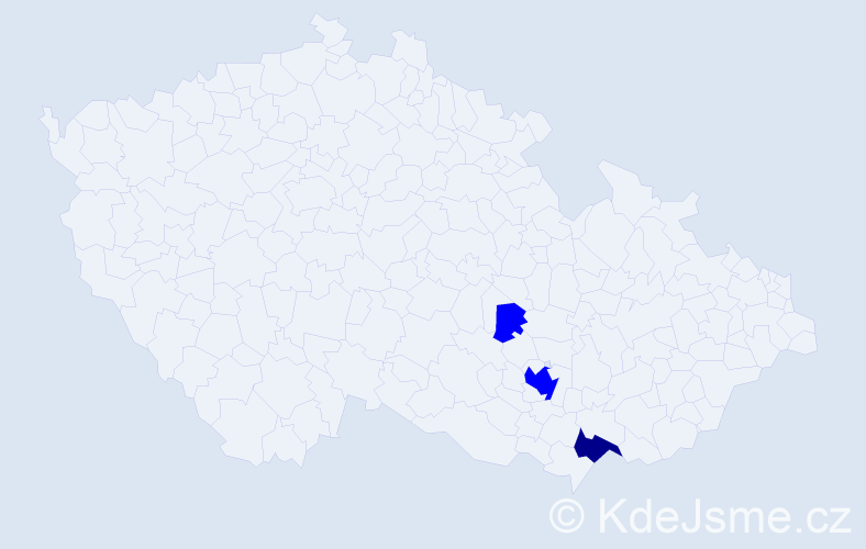 Příjmení: 'Lernbecherová', počet výskytů 4 v celé ČR