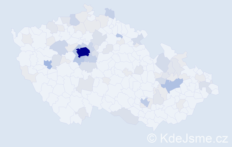 Příjmení: 'Knapp', počet výskytů 215 v celé ČR