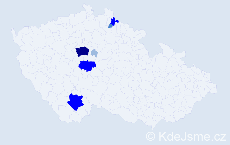 Příjmení: 'Röschenthaler', počet výskytů 16 v celé ČR
