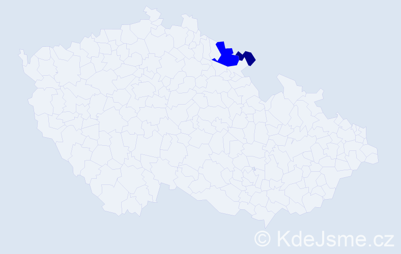 Příjmení: 'Federuk', počet výskytů 3 v celé ČR