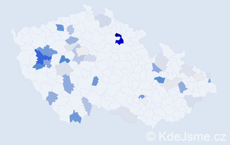 Příjmení: 'Reš', počet výskytů 84 v celé ČR