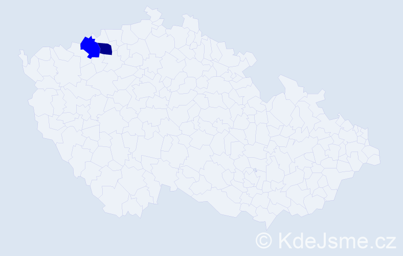 Příjmení: 'Karpel', počet výskytů 3 v celé ČR