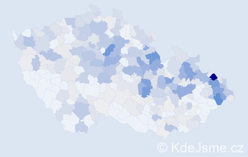 Příjmení: 'Dudek', počet výskytů 1418 v celé ČR