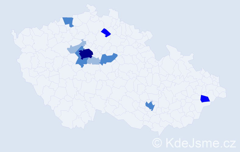 Příjmení: 'Fassmann', počet výskytů 21 v celé ČR