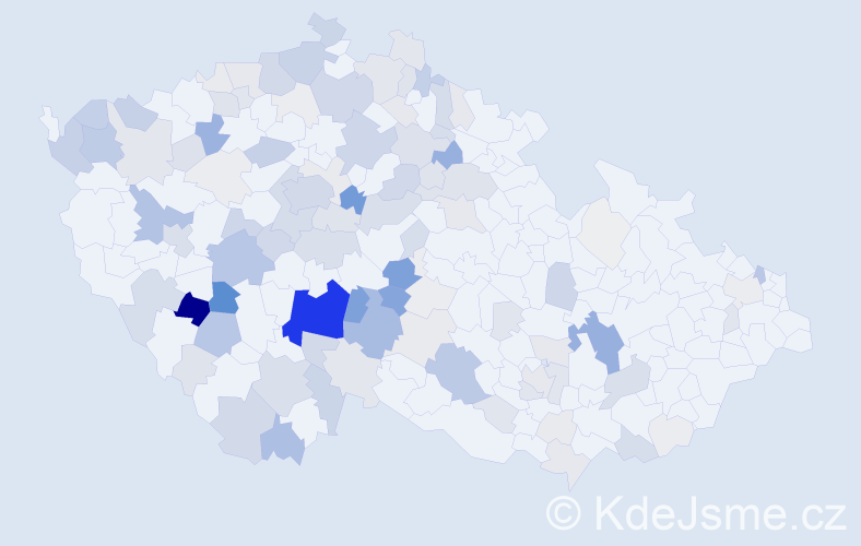 Příjmení: 'Makovec', počet výskytů 497 v celé ČR