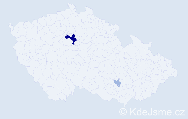 Příjmení: 'Shashkov', počet výskytů 3 v celé ČR
