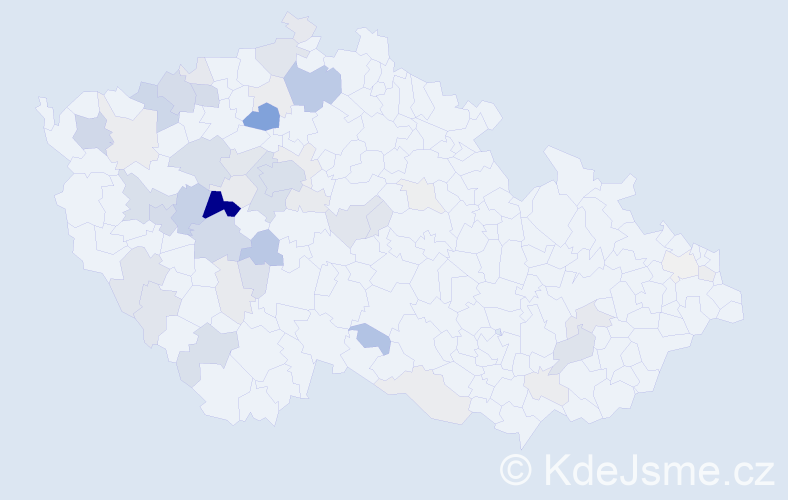 Příjmení: 'Brotánek', počet výskytů 180 v celé ČR