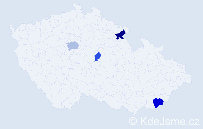 Příjmení: 'Rummelová', počet výskytů 14 v celé ČR