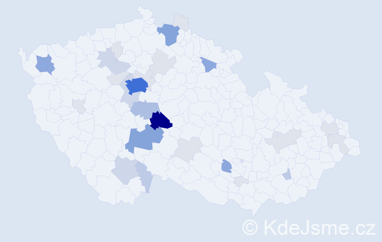 Příjmení: 'Holejšovský', počet výskytů 111 v celé ČR
