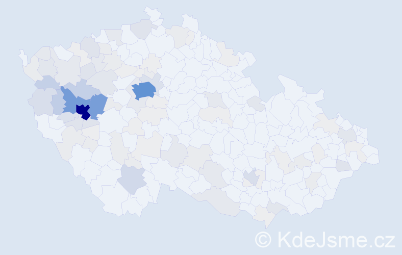 Příjmení: 'Štruncová', počet výskytů 486 v celé ČR