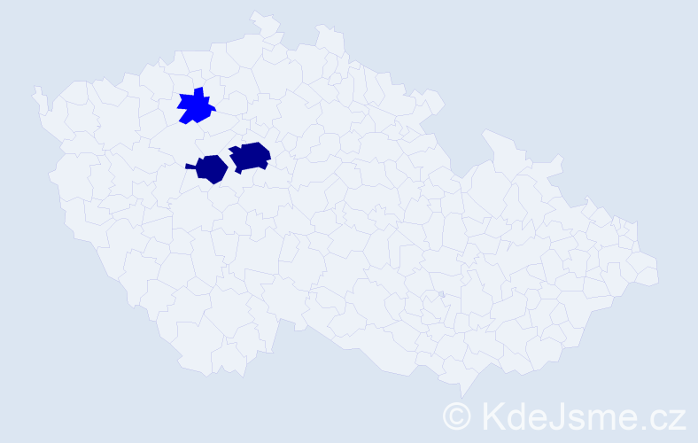 Příjmení: 'Kintner', počet výskytů 8 v celé ČR