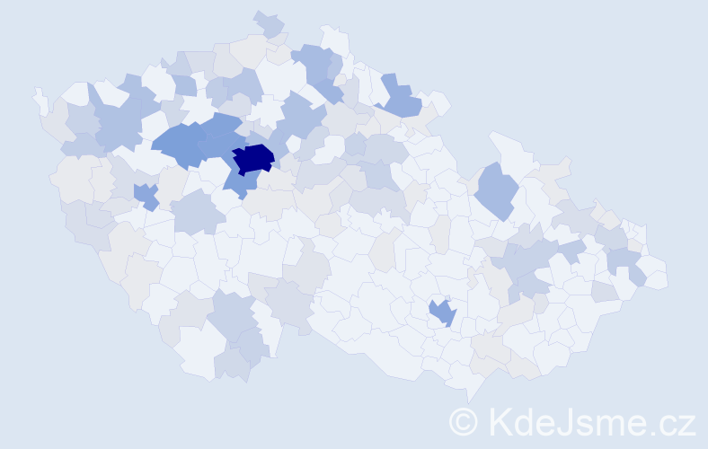 Příjmení: 'Miller', počet výskytů 437 v celé ČR