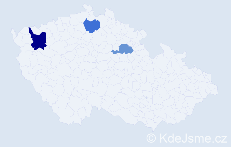 Příjmení: 'Rybczuk', počet výskytů 8 v celé ČR