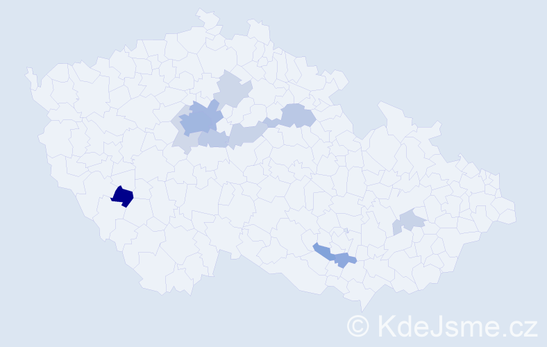 Příjmení: 'Panchenko', počet výskytů 31 v celé ČR