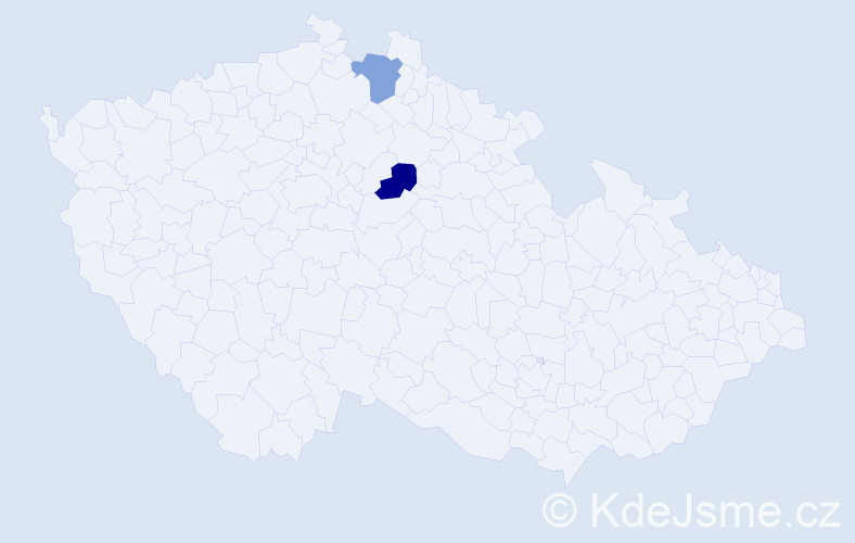 Příjmení: 'Vojenčiaková', počet výskytů 10 v celé ČR
