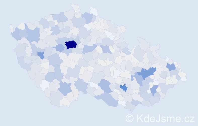 Příjmení: 'Vrba', počet výskytů 3548 v celé ČR