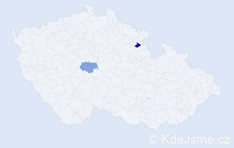 Příjmení: 'Laubacher', počet výskytů 4 v celé ČR