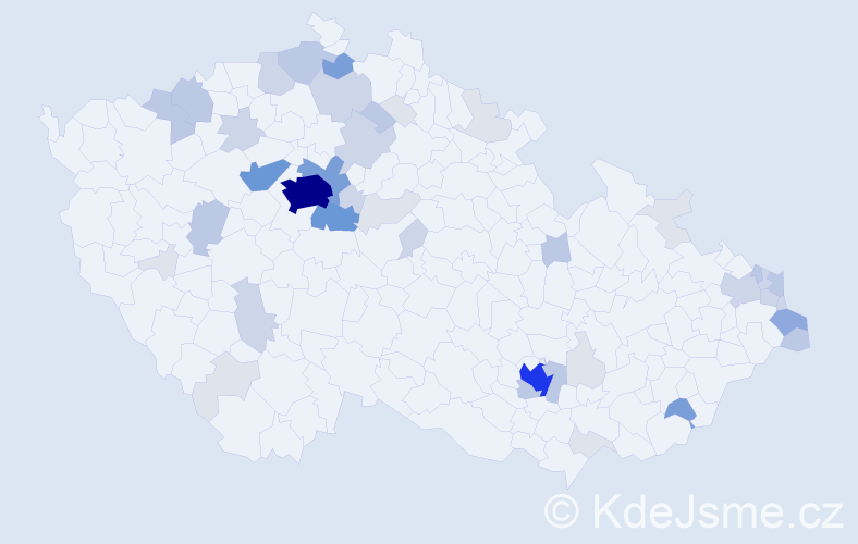 Příjmení: 'Luka', počet výskytů 156 v celé ČR