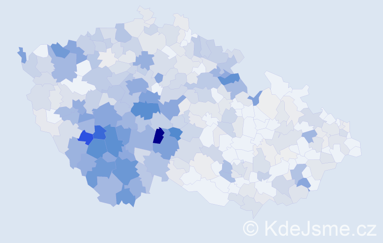 Příjmení: 'Vaněčková', počet výskytů 1698 v celé ČR