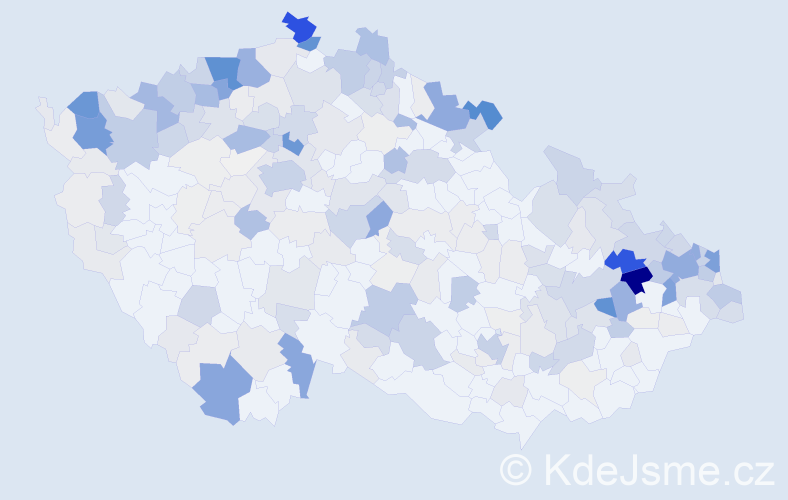 Příjmení: 'Ferencová', počet výskytů 1497 v celé ČR