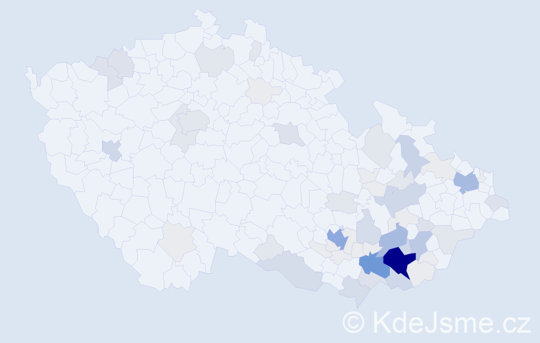 Příjmení: 'Náplava', počet výskytů 231 v celé ČR
