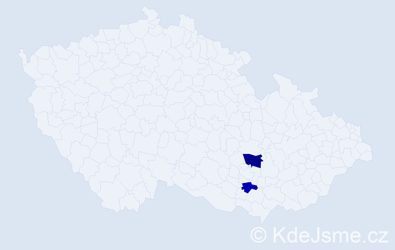 Příjmení: 'Spotz', počet výskytů 6 v celé ČR