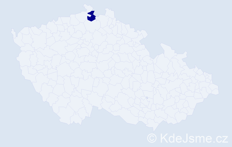 Příjmení: 'Čundáková', počet výskytů 2 v celé ČR
