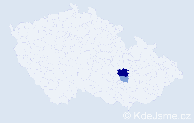Příjmení: 'Hartleifová', počet výskytů 9 v celé ČR