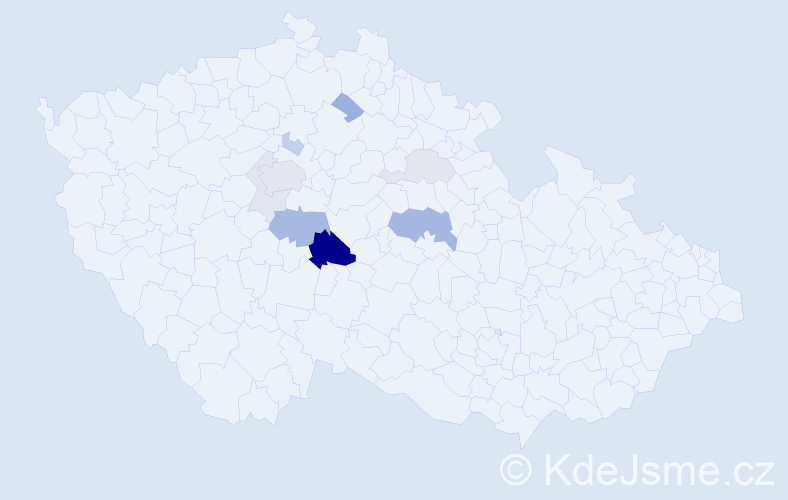 Příjmení: 'Tomaidesová', počet výskytů 26 v celé ČR
