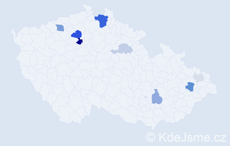 Příjmení: 'Samohrd', počet výskytů 18 v celé ČR