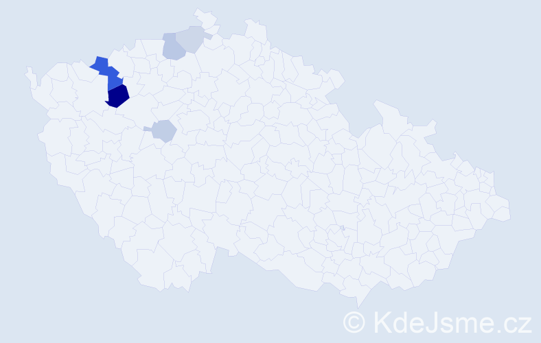 Příjmení: 'Zaržický', počet výskytů 12 v celé ČR