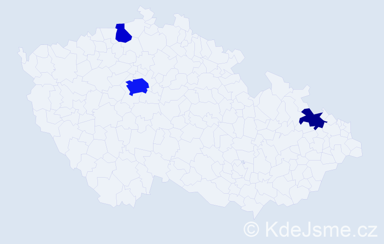 Příjmení: 'Ayari', počet výskytů 8 v celé ČR