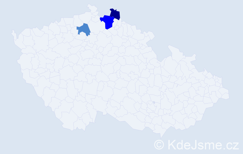 Příjmení: 'Schernsteinová', počet výskytů 6 v celé ČR