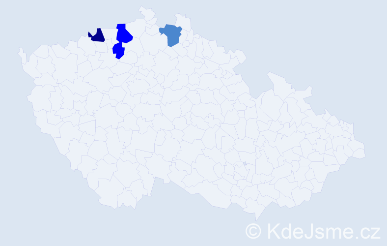 Příjmení: 'Krimmer', počet výskytů 8 v celé ČR